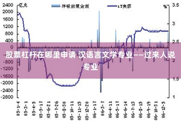 股票杠杆在哪里申请 汉语言文学专业——过来人说专业