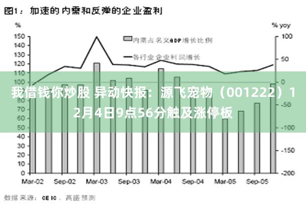 我借钱你炒股 异动快报：源飞宠物（001222）12月4日9点56分触及涨停板